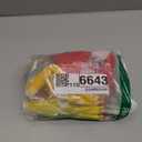 2 Set Porch Goose Outfit Raincoat and Umbrella Spring Lawn Porch Goose Cloths Costume Raincoat Outfit for Spring Outdoor Patio Yard Lawn Decoration(23 Inches,Red and Yellow)