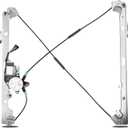 Front Power Window Regulator Driver Side w/Motor Replacement for 1999 2000 2001 2002 2003 2004 2005 2006 2007 Silverado Tahoe Avalanche Suburban, GMC Sierra Yukon XL, Escalade ESV EXT, Left, 741-644