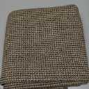 Uphome Long Hallway Runner Rug, 2x8 Washable Boho Kitchen Rug Runner, Non Slip Braided Cotton Famhouse Entryway Runner Rug Low Pile, Stain Resistant Floor Runner for Hallways Bedroom, Black/ Natural