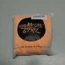 RUNNING GIRL Sports Bras for Women High Impact Seamless Ribbed Longline High Neck Workout Crop Tank Tops Padded (Orange, XL)