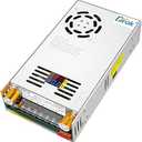 DROK 48V Power Supply, AC 110V/220V to DC 0-48V 0-10A 480W Buck Converter, Volt Amp Adjustable Adapter Regulated 5V 12V 24V 30V 36V 48V Volt Switching Voltage LED Transformer Charger for Computer