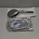 FASDUNT Shower Head with Handheld, High Pressure Handheld Shower Head with 80" Extra Long Stainless Steel Hose & Adjustable Bracket, Showerhead with ON/OFF Switch for Pets Bath (Premium Chrome)