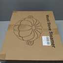 Wood Stove Steamer, Cast Iron Fireplace Humidifier, 2.4 Quart Capacity, Pumpkin Wood Stove and Fireplace Accessories for Decoration and Gifts