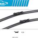 OEM Windshield Wiper Blades Replacement for Volvo XC90 2007 2008 2009 2010, All Weather Original Factory Quality Front & Rear Wipers Set 24"+22"+15" (Pack of 3)