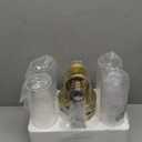 Wall Sconces Set of Two, Hardwired Brushed Gold Bathroom Sconces Wall Lighting with Clear Glass, Modern Sconces Wall Decor Set of 2 Bathroom Light fixtures for Mirror Hallway (Bulbs Not Included)