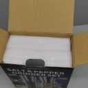 Premium Salt and Pepper Grinder Set of 2 - Two Refillable Stainless Steel Sea Salt & Spice Shakers with Adjustable Coarse Mills - Easy Clean Ceramic Grinders w/BONUS Silicone Funnel & Cleaning Brush