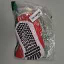 Lux Dual Grip Socks - Soccer Grip Socks for Men and Women. GripArray Performance & Comfort (Large, White)