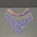 KeaBabies 8-Pack Organic Baby Bandana Bibs for Girls - Super Absorbent Triangle Baby Bibs for Drooling and Teething Infant, 100% Cotton Extra Soft for Newborn, Infant 0-36 Months (Dreamers)