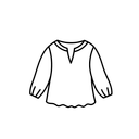 Mock Neck Button Up Green Women's Shirt, SizeM