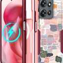for Moto G 2025 Case Women - Compatible with MagSafe Cute Girls Magnetic Protective Phone Cover Girly Kawaii Unique Pretty Heavy Duty Shockproof Design for Motorola Moto G 5G 2025 Cases (Christian Quote)