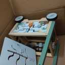 Joyreal Wooden Baby Walker - 9-in-1 Baby Push Walker with Activity Cube, Push Activity Walker for Boys and Girls, Sit-to-Stand Learning Walker Activity Center, Speed & Height Adjustable