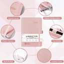 4 x 2026 Planner - Planner 2026, 2026 Weekly Monthly Planner, Jan.2026 - Dec.2026, 5.7'' x 8.4'', Thick Paper, Leather Cover, Pen Holder, Back Pocket, Bookmarks, Perfect Daily Organizer - Rose Gold