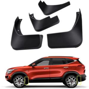 Mud Flaps Kit for 2024 Kia Seltos 2021-2023 Mud Splash Guard Front and Rear 4-PC Set by TOPGRIL