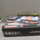 Boy Toys Gifts for 6 7 8-12 Years Old, Slot Car Race Track Sets with 4 Slot Cars, Battery or Electric Car Track with Flash Light, Dual Racing Game Lap Counter Circular Overpass Track Gifts for Kids