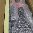 Roof Ladder Rack for Van, Adjustable Length 57''-65'', 3 Bars Van Roof Rack with Ladder Stoppers, 800 Lbs Capacity Ladder Rack Compatible for Fullsize Van with Rain Gutter, Black