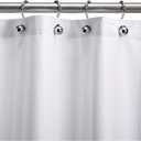 CSI Bathware 66" W x 72" L Assure Heavy-Duty Vinyl Shower Curtain in White