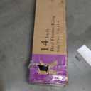 14 inch King Size Bed Frame with Round Corner Legs Mattress Slide Stopper,3500 lbs Heavy Duty Metal Platform,Steel Slat Support,No Box Spring Needed,Easy Assembly,Noise Free