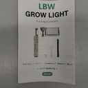 LBW Grow Light with Stand, Full Spectrum 150W LED Floor Plant Light for Indoor Plants, Grow Lamp with On/Off Switch, Adjustable Tripod Stand 15-48 inches