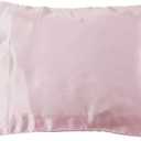 Lilysilk 100% Silk Pillowcase Travel Bedding Size, Pink, 12" x 16"