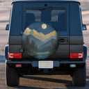 Mountains Natural Scenery Spare Tire Cover Weatherproof Wheel Tire Cover Wheel Protector Universal Decorative Accessories for Trailers Rv SUV Truck Campervan Travel Trailer 16 Inch