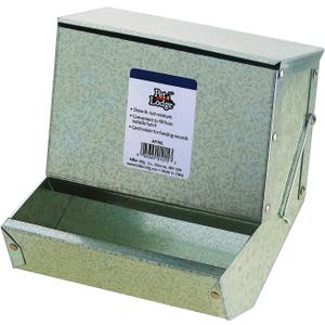LITTLE GIANT Steel Small Animal Feeder with Lid - Pet Lodge - Small Animal Feed Box, Hold Several Days Worth of Feed, Great for Rabbits, Ferrets and Other Small Animals (7 Inch) 