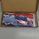 4th of July Decorations - Patriotic Wreath Sash Bow 27x13 Inch - Memorial Day Decor - American Flag Ribbon Bow for Front Door - Fourth of July 250th Anniversary Patriotic Decoration for Indoor Outdoor