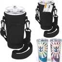 Royal Caribbean Cruise Essentials 2025  2Pack Neoprene Drink Sling + Cruise Card Holder, HandsFree Cup Holder for Royal Caribbean