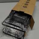 Shower Caddy Hanging Bathroom Organizer: Rustproof Shelf for Inside Shower - No Drilling Racks Over Showerhead - Bath Shelves for Shampoo Soap (Black)