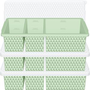 3 Pack - Silicone Freezer Trays with Lid, 1-Cup & 2 Cup Freezer Molds, Silicone Food Storage Containers for Meal Prep, Freezing Soup Sauce, Broth Leftovers (Matcha Green)