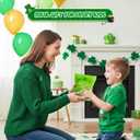 3 x 4E's Novelty St. Patrick's Day Shamrock Candy Bulk 2LB - 170 Pcs, Refreshing Artificial Peppermint Flavored Green Shamrock Jelly, St Patty's Day Gummies, Pot of Gold Filler, Party Favors Snacks, Saint Patricks Day Treats (EXP 04/06/27)