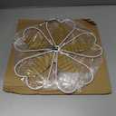 Metal Flower Wall Art Decor, 14" Rustic Modern Antique Floral Sculpture, Distressed Iron Wall Hanging Home Decoration Accent Artworks for Indoor Kitchen Bedroom Living Office Outdoor Garden Pati