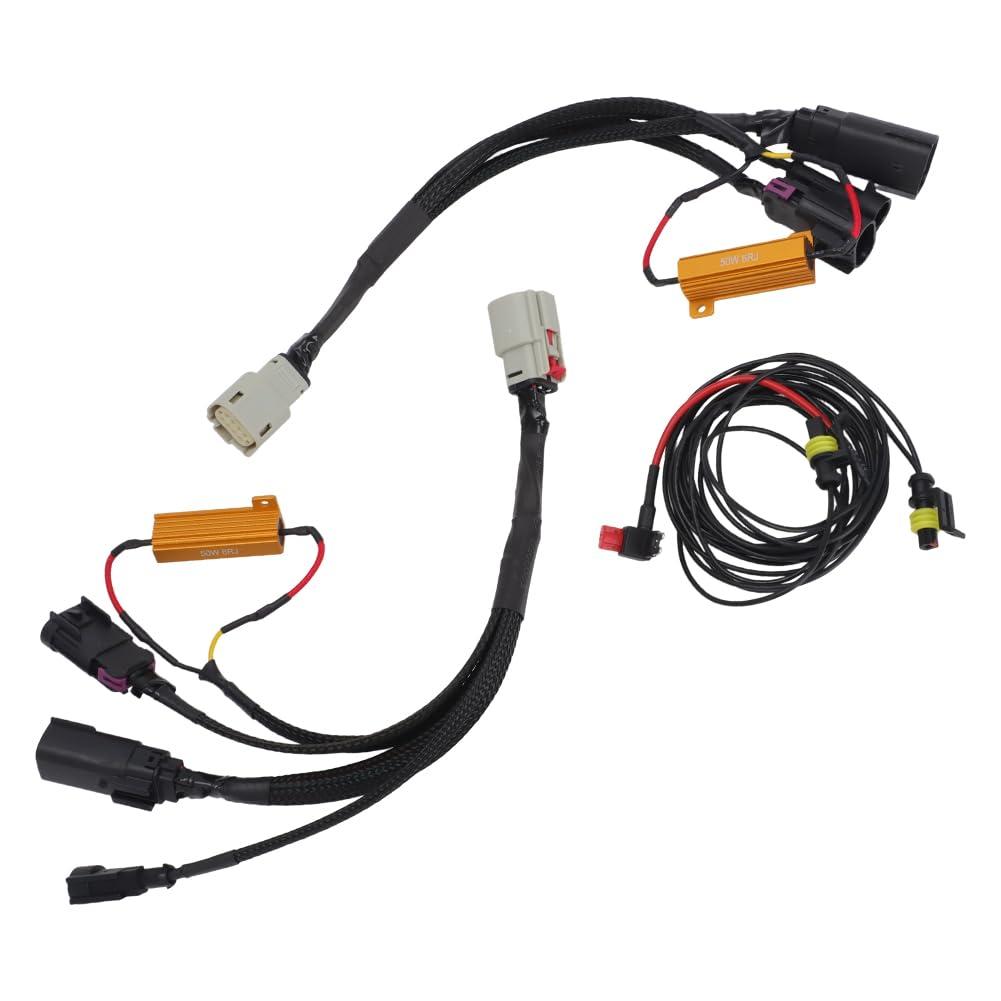 for Dodge Durango Base Models 2014+ LED Headlight Conversion Cables for 2021+ Premium Headlights - for 68433782AD