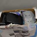 M SANMERSEN Upgraded Kids Jazz Drum Set Toddler Toy Drum Set with Stool, Plastic Rock Jazz Drum Kit Musical Toys Gift for Boys Girls 1-3 3-5 (Blue)