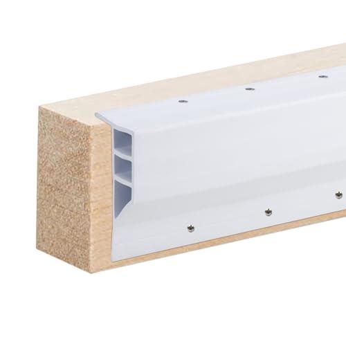 Lunghaa 10-Pack Full Face Dock Bumpers, White Heavy-Duty Marine Fender Set, Rub Rail & Piling Protection for Boats/Piers