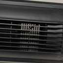 Seville Classics UltraSlimline Indoor Bladeless Oscillating Tower Fan Quiet Cooling LED Display Space-Saving for Home w/Remote and 7.5H Timer, Black, 40" 5-speed (115 degrees)