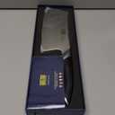 HOSHANHO Cleaver Knife 7 Inch, Ultra Sharp Japanese High Carbon Steel Vegetable Meat Cleaver, Multifunction Chopper Butcher Knife for Home Kitchen and Restaurant