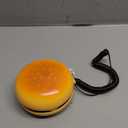 Novelty Hamburger Shape Desktop Landline Telephone | Fun Retro Decor & Dummy Prop Phone for Home, Office, Movie Themed Party and Collectors Gift