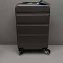 Kono Carry On Luggage 22x14x9 Airline Approved Lightweight Small Travel Suitcase with Spinner Wheels Hard Shell TSA Carry-On Grey