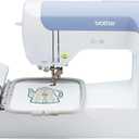 Brother PE900 Embroidery Machine with WLAN, White, 17"D x 10"W x 12"H