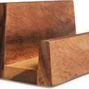 SHUMARU Natural Wood Cutting Board Stand | Fits 1.51.9 in Thick Boards, 6.7" x 3.5" x 3.5" | Handmade Sturdy Holder Supports Boards up to 20 in