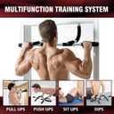 Pull Up Bar for Doorway, Upgrade Chin up Bar for Doorway Without Screws, Portable Strength Training Door Frame Pull-up Bars, Door Workout Bar with Foam Grips for Home