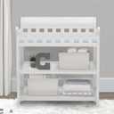 Delta Children Eclipse Changing Table with Changing Pad, White
