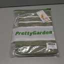 PRETTYGARDEN Womens Summer Beach Sundress Off Shoulder Cut Out Striped Bandeau Bodycon Midi Dress (Striped Army Green White,X-Large) (Green, XL)