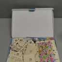 Fennoral 7 Pack Wooden Christmas House Craft Kit for Kids Make You Own 3D Christmas House Kit DIY Paint & Build Art Craft for Art Projiect Xmas Party Decoration