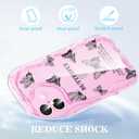 2 x Compatible for iPhone 16 Case, Pretty Butterfly Print Three-Dimensional Wave Clear Case for Girls Women, Soft Full Package Anti-Fall Cover for iPhone 16, Shadow Dance Black