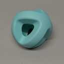 Fida Natural Rubber Dog Balls for Aggressive Chewers, Durable Dog Chew Toys for Large Dogs, Interactive Fetch & Tug of War Toys for Medium Large Breed Non-Toxic Dish Washable,4.5 * 4.5" (Aqua Blue)