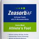 Zeasorb Super Absorbent AF Powder, Patented Odor Control Technology, with 2% Miconazole Nitrate and Soothing Aloe, Talc-Free, 2.5 oz Bottle