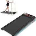 3 in 1 Treadmill and Walking Pad, Treadmills for Home/Office with Incline, Remote Control and LED Display