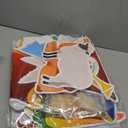 8 Pcs 44'' Lighted Nativity Scene Outdoor Christmas Large Nativity Yard Signs with Stakes and LED Lights Holy Jesus Birth Manger Scene for Yard Lawn Xmas Party Religious Decor