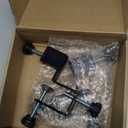 2-Pack Drawer Front Mounting Clips, Cabinet Drawer Installation Clamps Hardware Jig Cabinet Drawer Jig for Home Bedroom Woodworking Tool Living Room Drawer Front Panel Installation